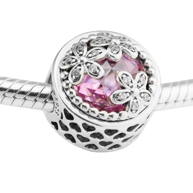 925 Silver Dazzling Daisy Meadow Charm