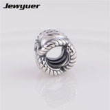 925 Sterling Silver Heart Number 18 Charm for Bracelets DIY Making