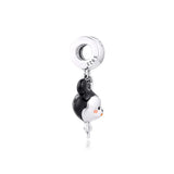 925 Silver Lover Mouse Charm for Bracelet DIY Jewelry Making