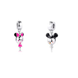 925 Silver Lover Mouse Charm for Bracelet DIY Jewelry Making
