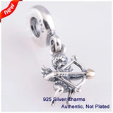 925 Sterling Silver Beads for Bracelets Charms, 14K Plated