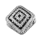Geometric Lines Charms 925 Silver Beads