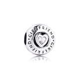 Clear CZ 925 Sterling Silver Charms for Bracelets