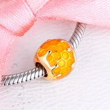 Golden Honey Charms 925 Sterling Silver Beads