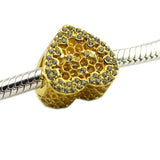Honeycomb Lace Charms 925 Sterling Silver Beads for Bracelets