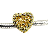 Honeycomb Lace Charms 925 Sterling Silver Beads for Bracelets