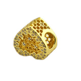 Honeycomb Lace Charms 925 Sterling Silver Beads for Bracelets
