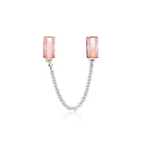 925 Sterling Silver Insignia Rose Charms for Bracelets