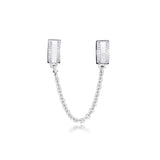 Sterling Silver Insignia Safety Chain Beads for Bracelets