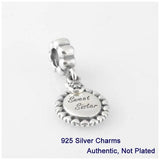 Mother Charms 925 Sterling Silver Beads for Bracelets