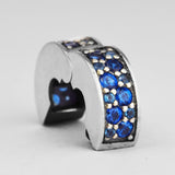 925 Sterling Silver Mosaic Shining Elegance Clip Charm Bead