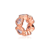 925 Sterling Silver Charms with Rose for Bracelets