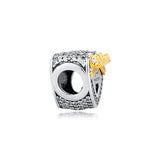 Wedding Heart Beads 100% Sterling Silver Charms