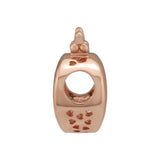 Crown O Rose Bead for Charms Bracelets 925 Sterling Silver Jewelry