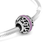 925 Sterling Silver Fits For Charms Bracelets Degrees of Love Beads