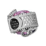 925 Sterling Silver Entwined Love Beads for Charms Bracelets