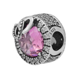 925 Sterling Silver Entwined Love Beads for Charms Bracelets