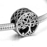 Family Roots Beads 925 Sterling Silver Charm Bracelet