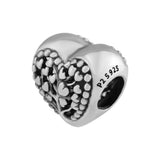 Flourishing Hearts Beads 925 Sterling Silver Charms Bracelets
