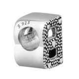 Letter B Beads 925 Sterling Silver Jewelry for Charms Bracelets