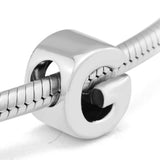Letter G Beads 925 Sterling Silver Jewelry