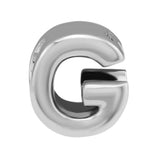 Letter G Beads 925 Sterling Silver Jewelry