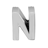 Letter N Beads 100% 925 Sterling Silver Fits For Charms Bracelets