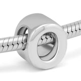 925 Sterling Silver Letter O Bead for Charms Bracelets