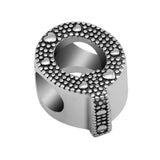 925 Silver Letter Q Bead for Charms Bracelets