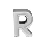 Letter R Beads 925 Sterling Silver Fits Charms Bracelets Jewelry