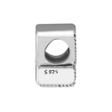 Letter R Beads 925 Sterling Silver Fits Charms Bracelets Jewelry