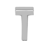 925 Sterling Silver Letter T Bead for Charms Bracelets