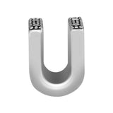 Letter U Beads 925 Sterling Silver for Charms Bracelets