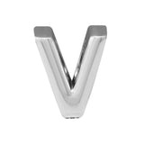 Letter V Bead 925 Sterling Silver Charm for Bracelets