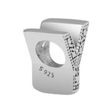 Letter Y Bead 925 Sterling Silver Jewelry