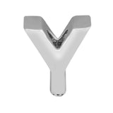 Letter Y Bead 925 Sterling Silver Jewelry