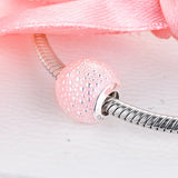Pink Enchantment Beads with Enamel for Charms Bracelets