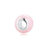 Pink Enchantment Beads with Enamel for Charms Bracelets
