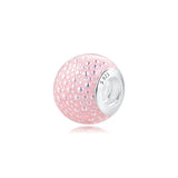 Pink Enchantment Beads with Enamel for Charms Bracelets