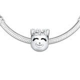 925 Sterling Silver Princess Beads for Charms Bracelets