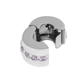 Shining Path Clip Bead Pink CZ 925 Sterling Silver