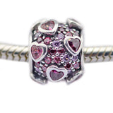 925 Silver Explosion of Love Charm Bead