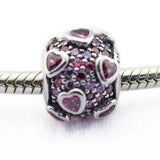 925 Silver Explosion of Love Charm Bead