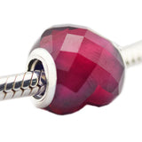925 Silver Heart Charm Beads for Bracelets DIY Jewelry Making