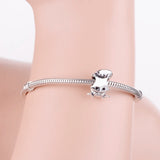 Sterling Silver Squirrel Charm Bracelet Bead DIY Jewelry Making