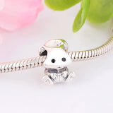 Sterling Silver Squirrel Charm Bracelet Bead DIY Jewelry Making