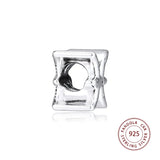 925 Silver Sparkling Pisces Zodiac Charm for Bracelet DIY Jewelry