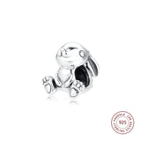 Sterling Silver Nini the Rabbit Bead for Bracelet