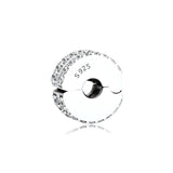 925 Silver Double Lined Pav? Clip Charm Bead for Bracelet Making