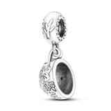 Silver Ancient Teacup Charm Bracelet DIY Jewelry